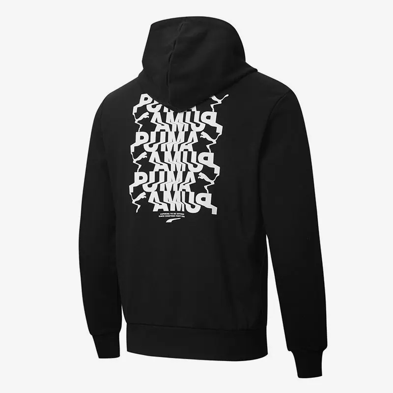 Фото Puma натуральная осенняя новая мужская повседневная спортивная толстовка с принтом 530020-01 №2