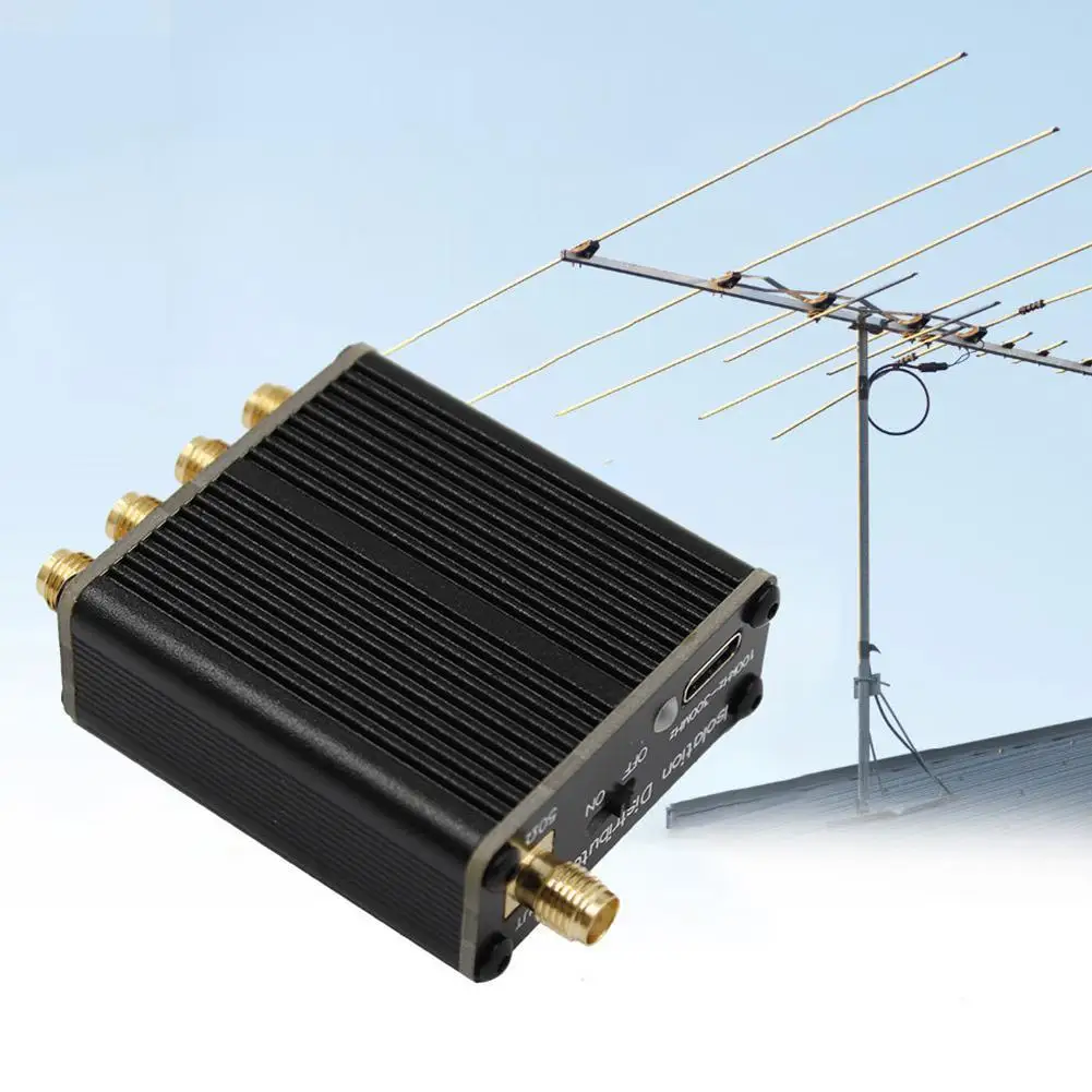 100 кГц ~ 150 МГц подходит для радиочастотной сигнальной антенны SDR GPSDO, источника сигнала и других устройств, активный дистрибьютор радиочастотной изоляции