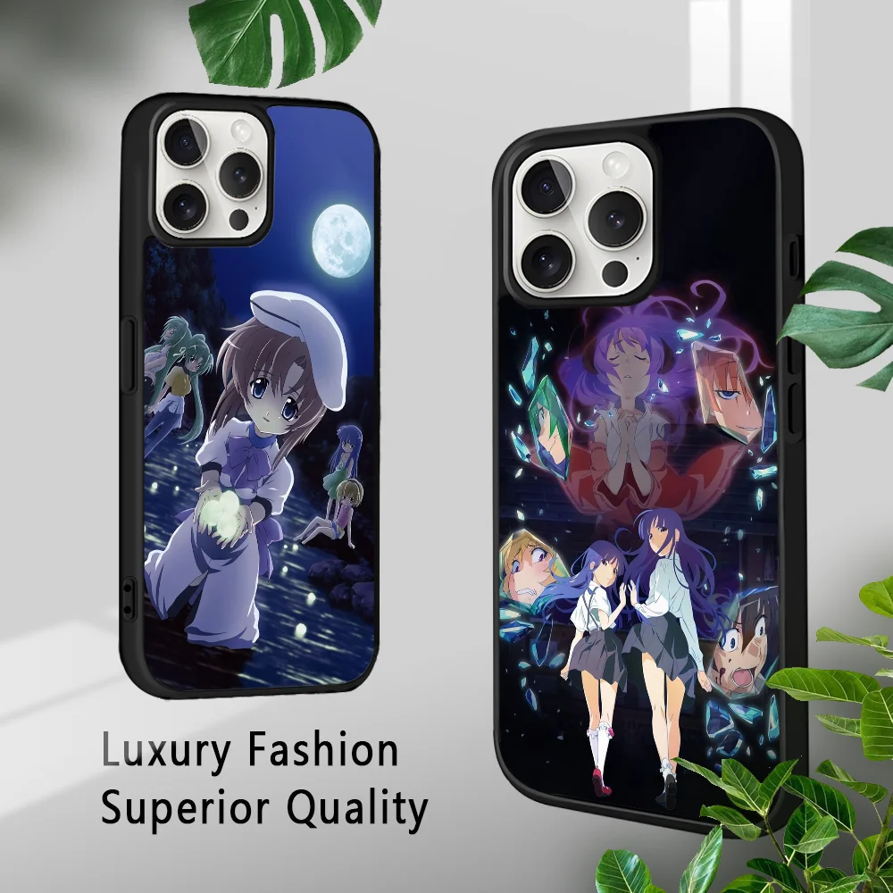 Фото H-Higurashi When They C-Cry Phone Case For iPhone 16 15 14 13 12 11 Pro Xs Max Mini Plus Celulares Hard Funda №5