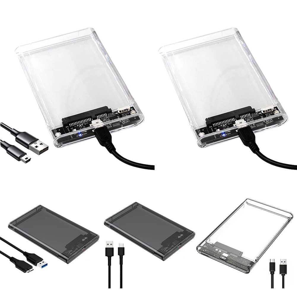 Портативный твердотельный накопитель 2,5 дюйма, USB 2,0 Type C