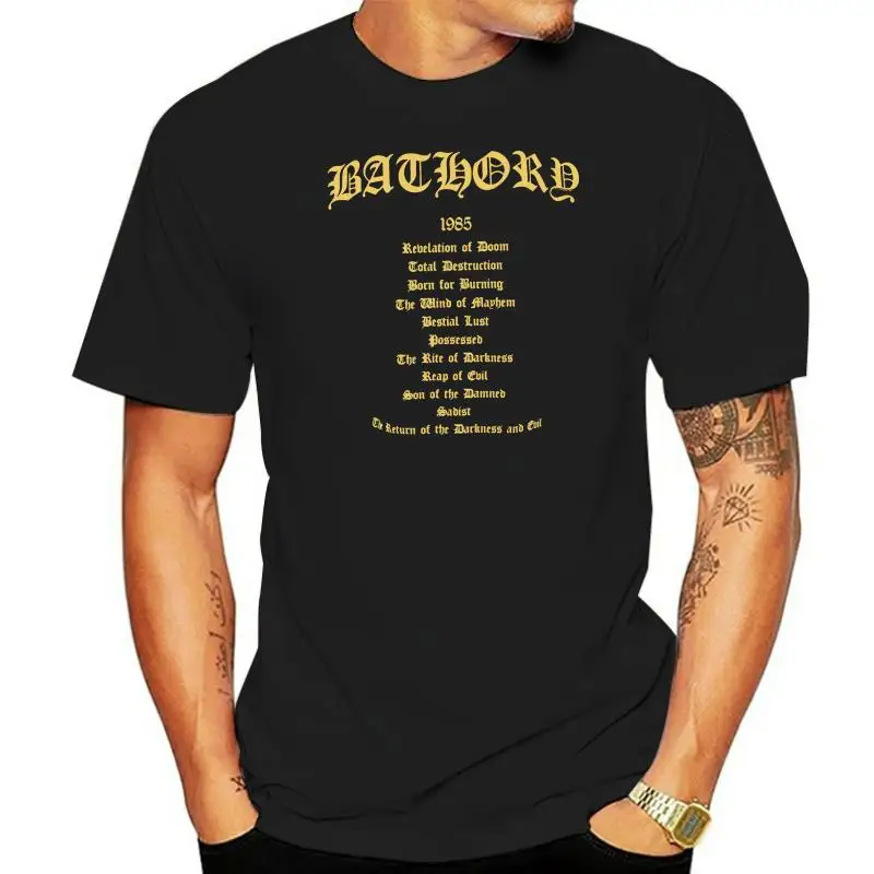 Authentic BATHORY The Return Quorthon T-Shirt S M L XL Official NEW