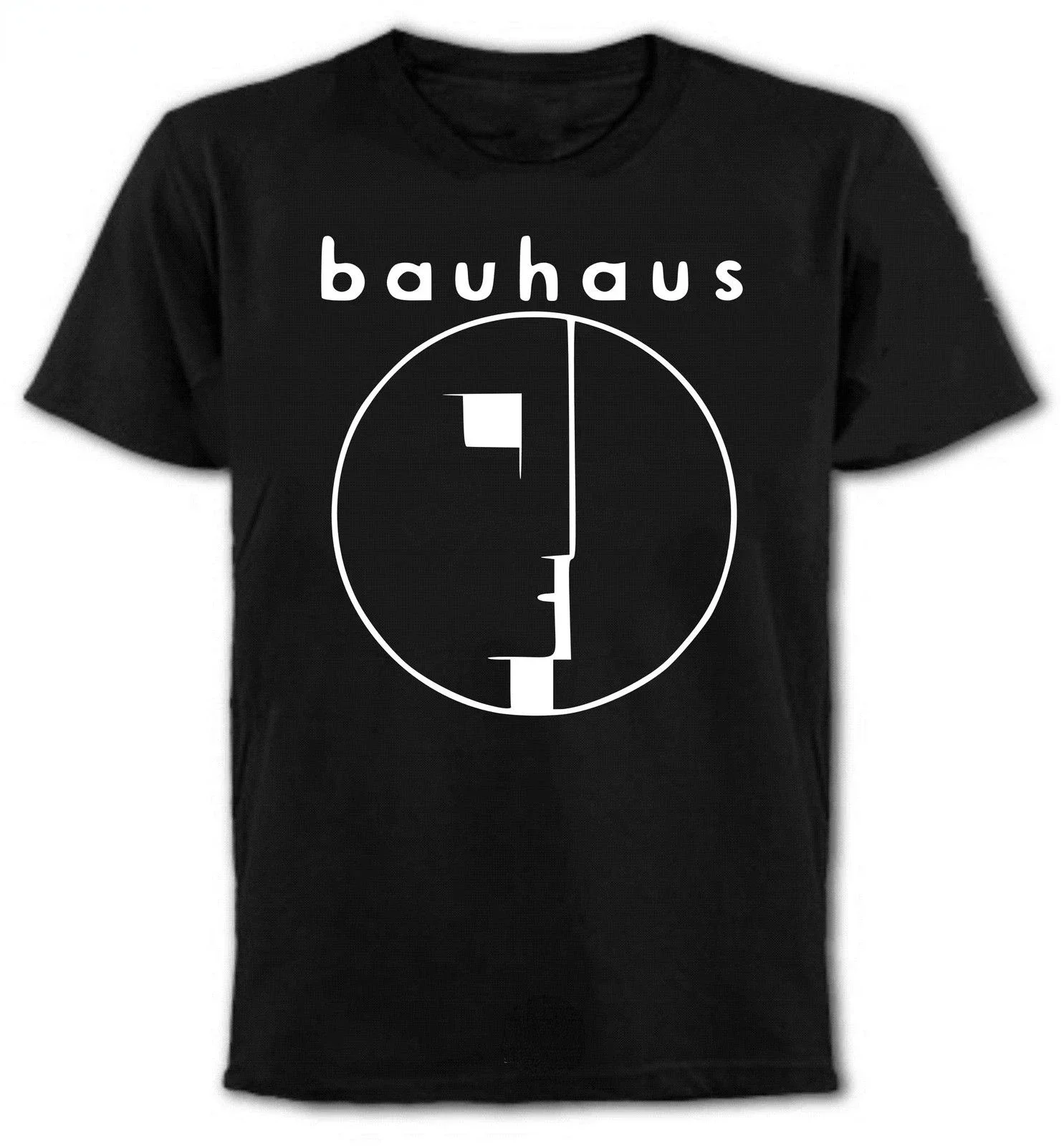 Футболка Bauhaus Post Punk Goth Rock с круглым вырезом, хлопковые футболки с графическим принтом, мужская повседневная модная свободная футболка, мужская одежда