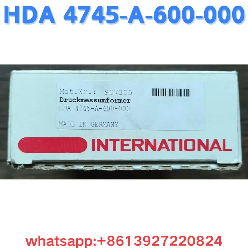 Новый датчик HDA 4745-A-600-000 оригинальный и оригинальный, быстрая доставка