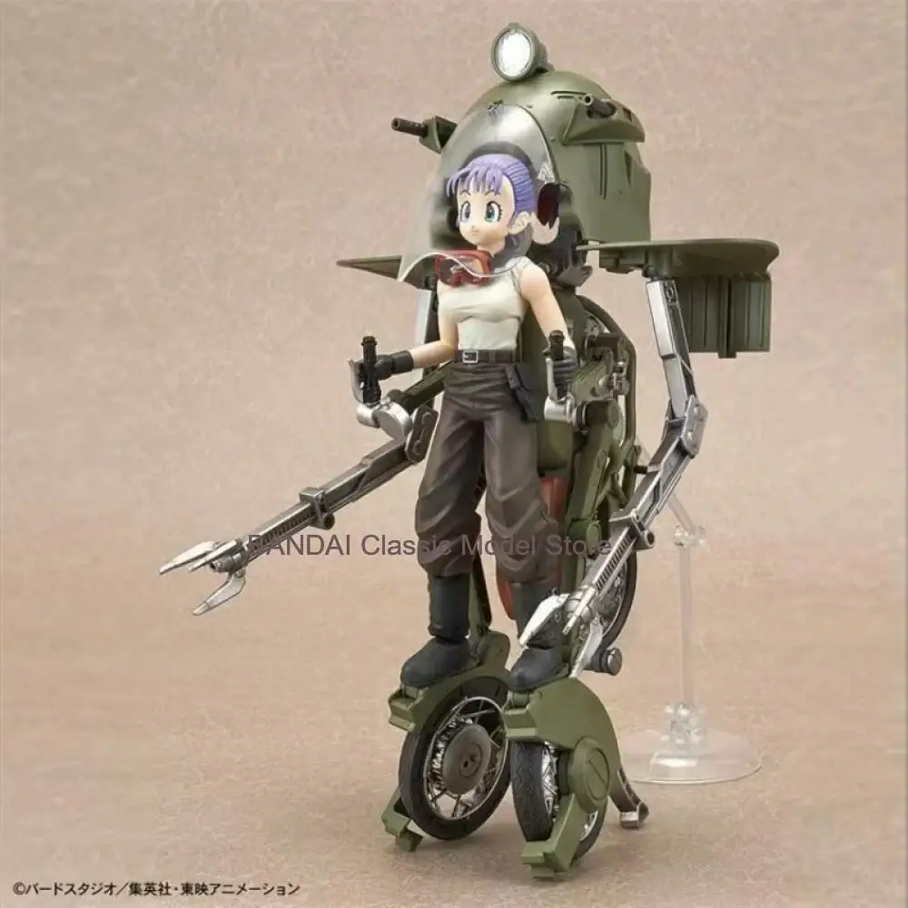Фото Оригинальный комплект Bandai Dragon Ball Bulma FRS с мотоциклом, аниме-фигурка, коллекционные игрушки Gunpla, подарок для взрослых и детей №3