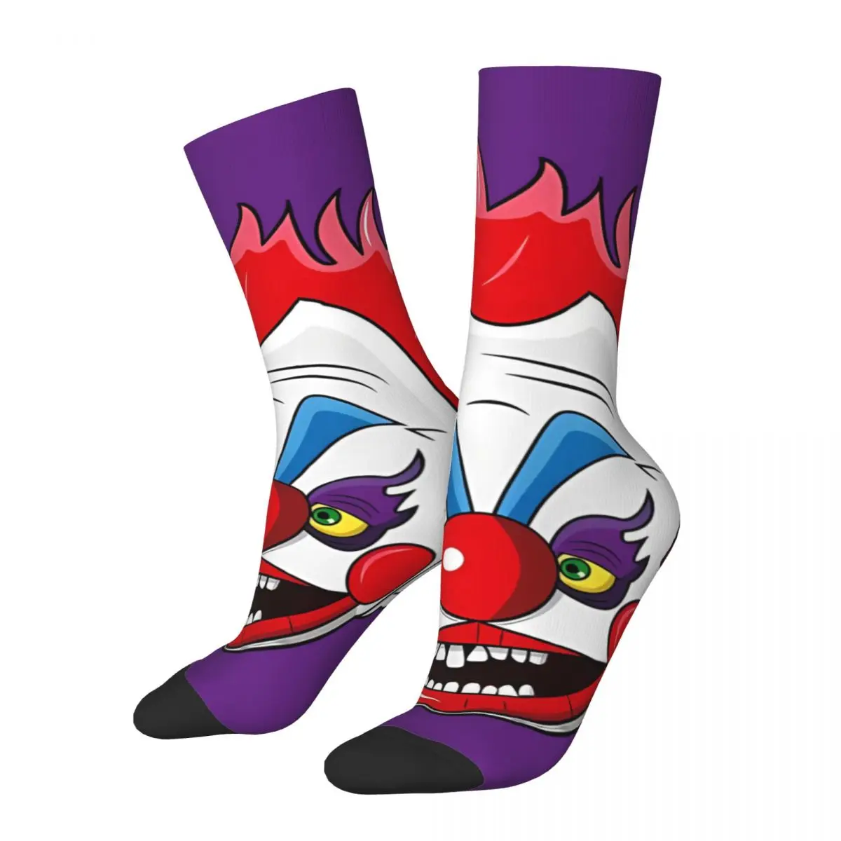 Забавные мужские носки Rudy в стиле ретро Killer Klowns из космоса фильм в уличном стиле Новинка Короткие носки с принтом в подарок