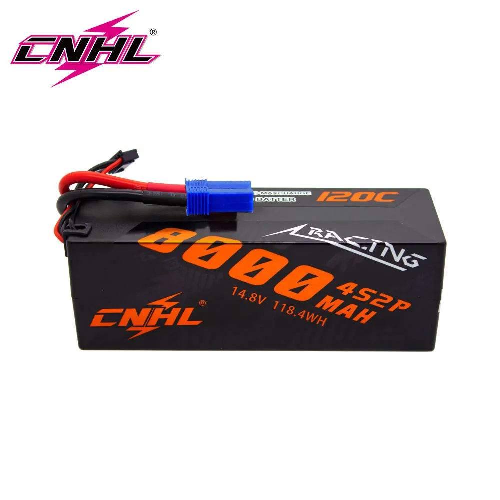 CNHL 4S 14,8 V литий-полимерный аккумулятор 8000mAh 120C серии Racing HardCase с T Dean EC5 для радиоуправляемого автомобиля лодки автомобиля грузовика Багги транспортных средств