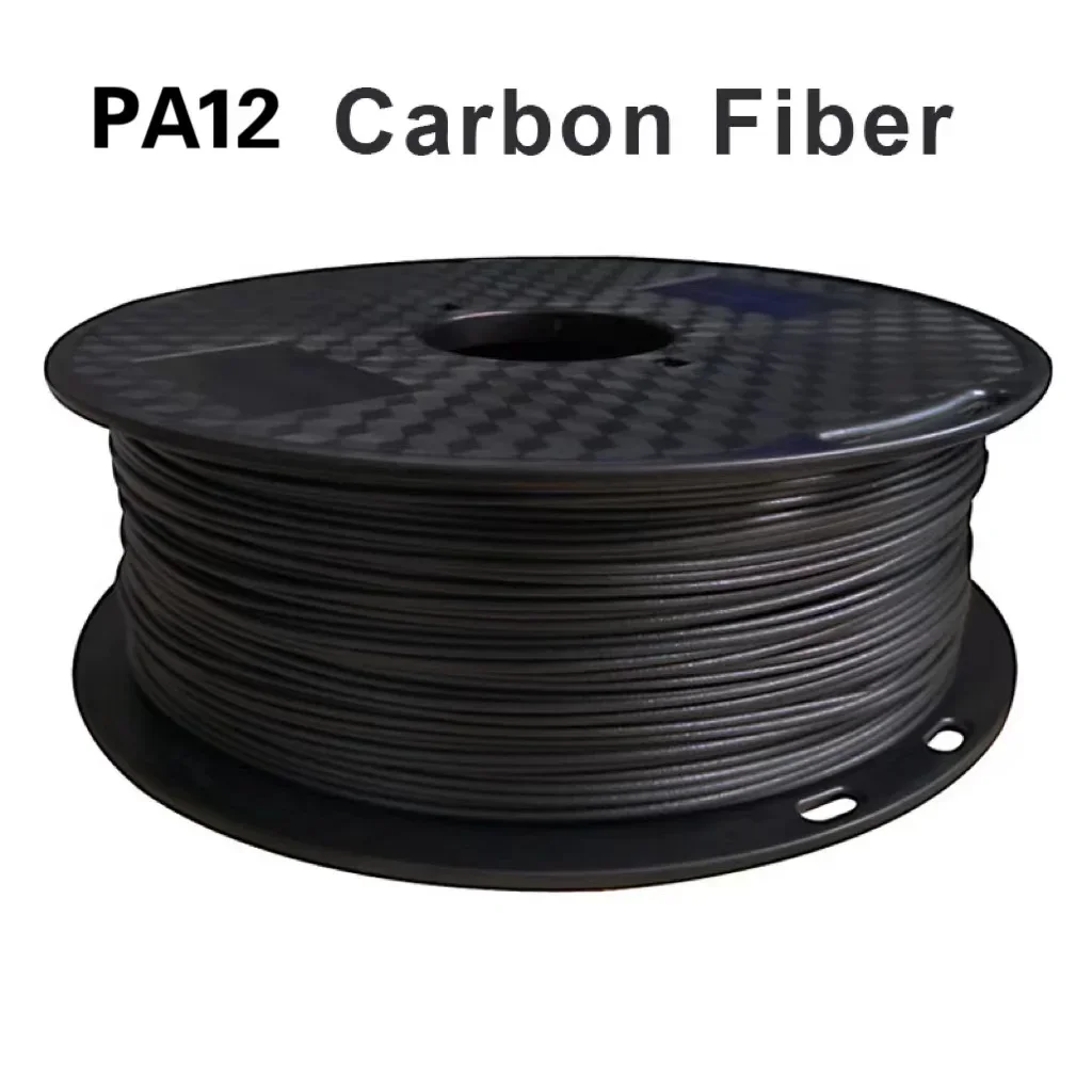 PA12-CF расходные материалы для 3d-печати, высокотемпературный FDM материал высокой жесткости, высокая прочность 1,75 мм