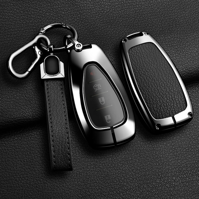 Чехол для автомобильного ключа из цинкового сплава для Chevrolet Malibu Blazer Traverse Seeker Onix Equino Volt Bolt Trax Orlando Cruze Spark Sonic Camaro