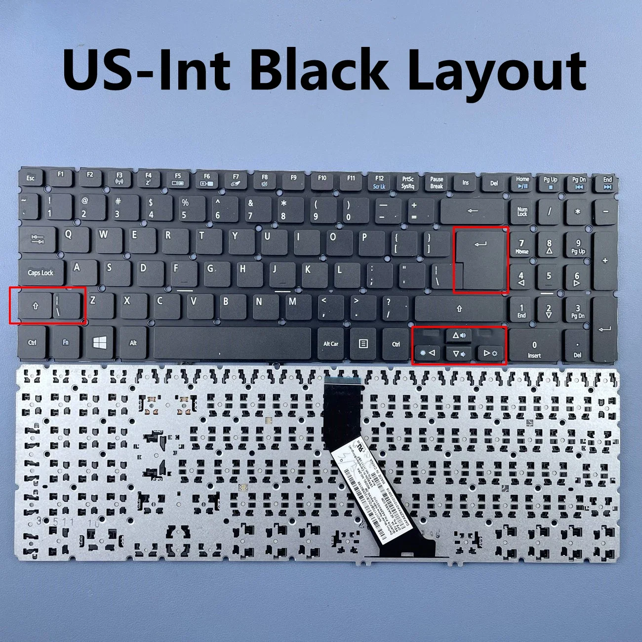 Клавиатура для ноутбука US-Int для ACER Aspire V5-572 V5-572G V5-572P V5-572PG V5-573 V5-573G V5-573P V5-573PG Series