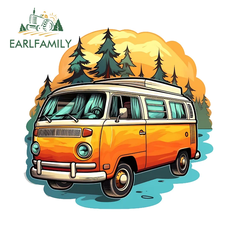 EARLFAMILY крутой привлекательный предмет Vanlife, автомобильная наклейка, креативная наклейка на лобовое стекло для автофургона, ноутбука, бампер, сделай сам, виниловый солнцезащитный крем, Стайлинг автомобиля