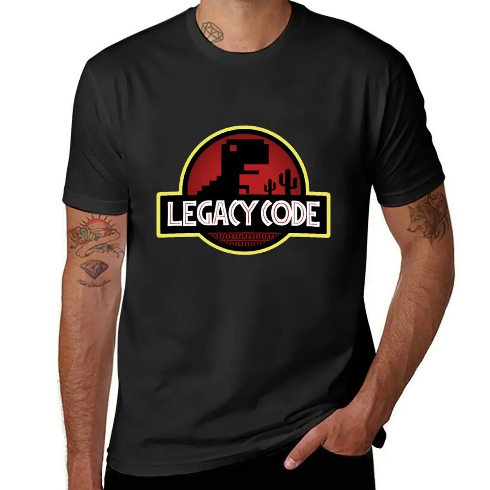 Футболка Legacy Code, футболка с коротким рукавом, новинка, футболки, тяжелые футболки для мужчин