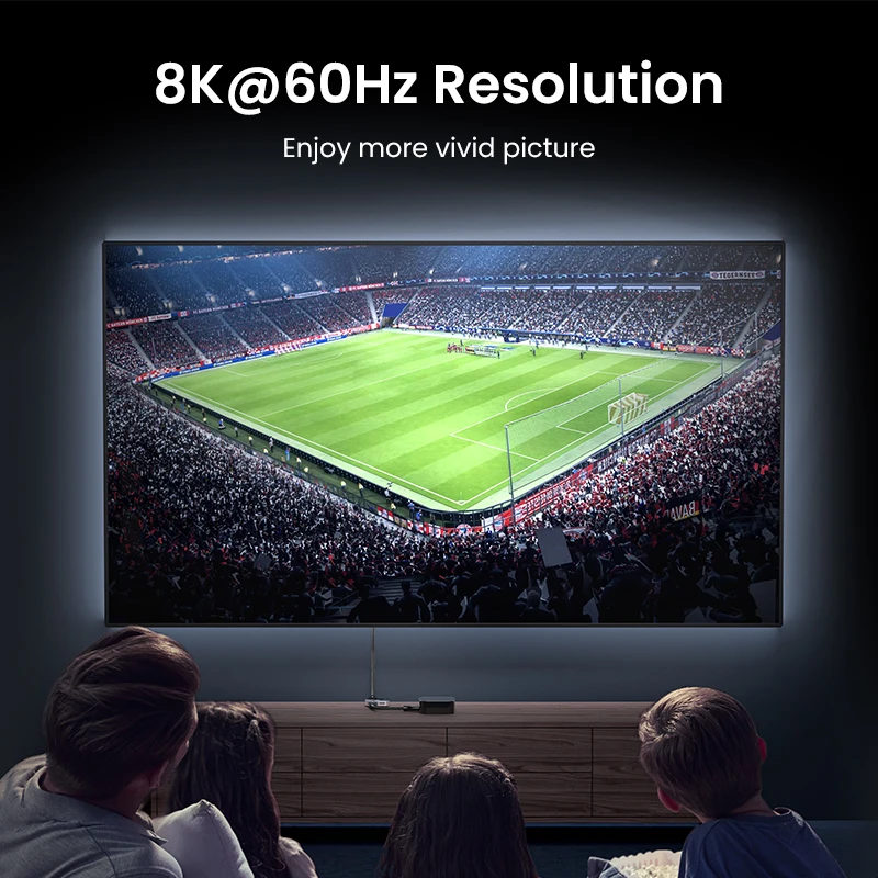 Фото Сплиттер UGREEN HDMI 2,1 переключатель 8K 60 Гц 4K120Hz 2 в 1 выход для ТВ Xiaomi Xbox серии X PS5 HDMI-совместимый монитор HDMI переключатель №4