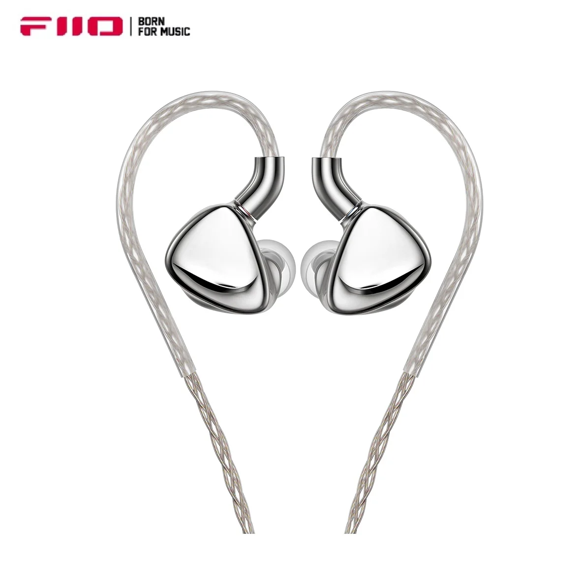 FiiO FX17 Hi-Fi стерео проводные наушники-вкладыши 8EST + 1DD + 4BA Tribrid Technology Monitor с MMCX mix золотой, серебряный медный кабель