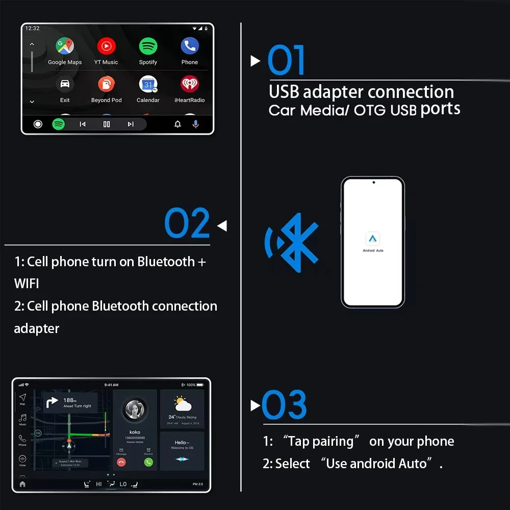 2в1 для apple android auto мини беспроводной адаптер Carplay адаптер AI BOX для Mercedes-Benz Audi Volkswagen Volvo автомобильная навигация (art.: 3920cf9a1e8f7) - 3920cf9a1e8f7