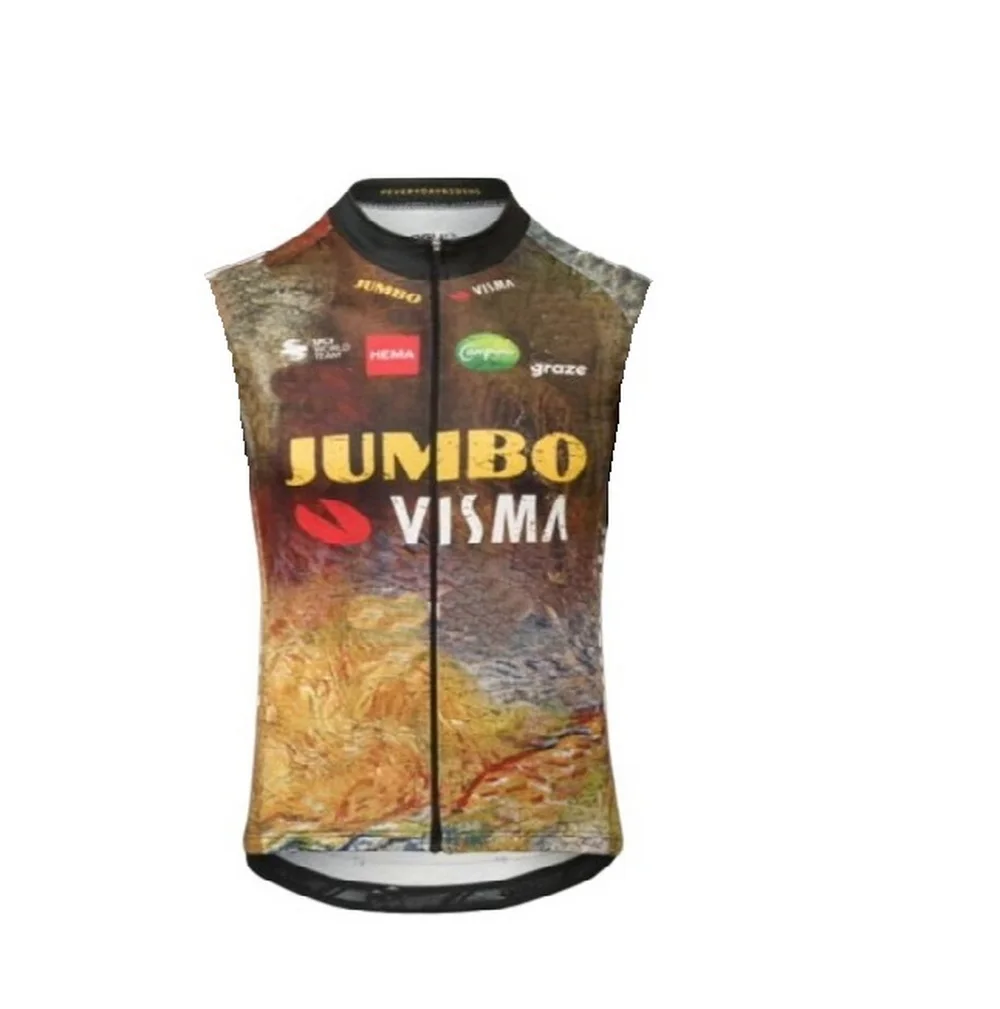 Жилет велосипедный JUMBO VISMA, без рукавов, для команды, одежда для горных велосипедов, лето 2022