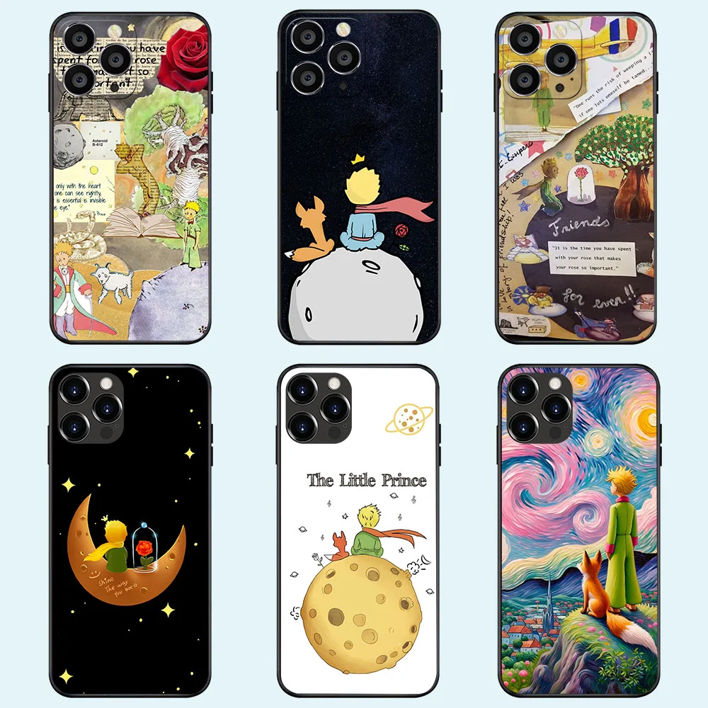 Фото Мягкий чехол TV-55 The Little Prince для iPhone 5S SE 6 6S 7 8 11 X XS XR Plus Pro Max №2