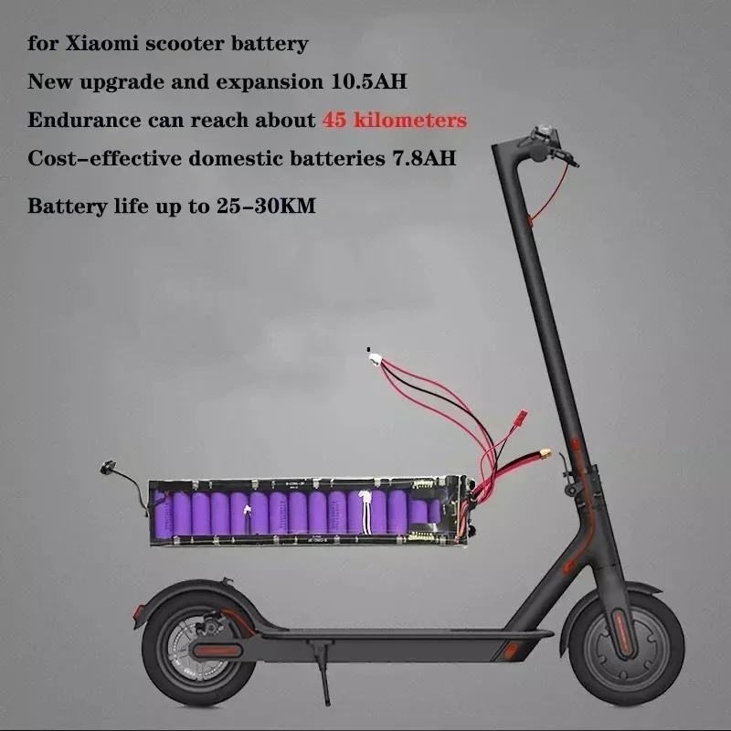 2025 36 В 7,8 Ач/10,5 Ач 10S3P 18650 Аккумулятор с приложением для Xiaomi M365 Ninebot Segway Scooter Ebike Велосипед внутри с 20 А BM