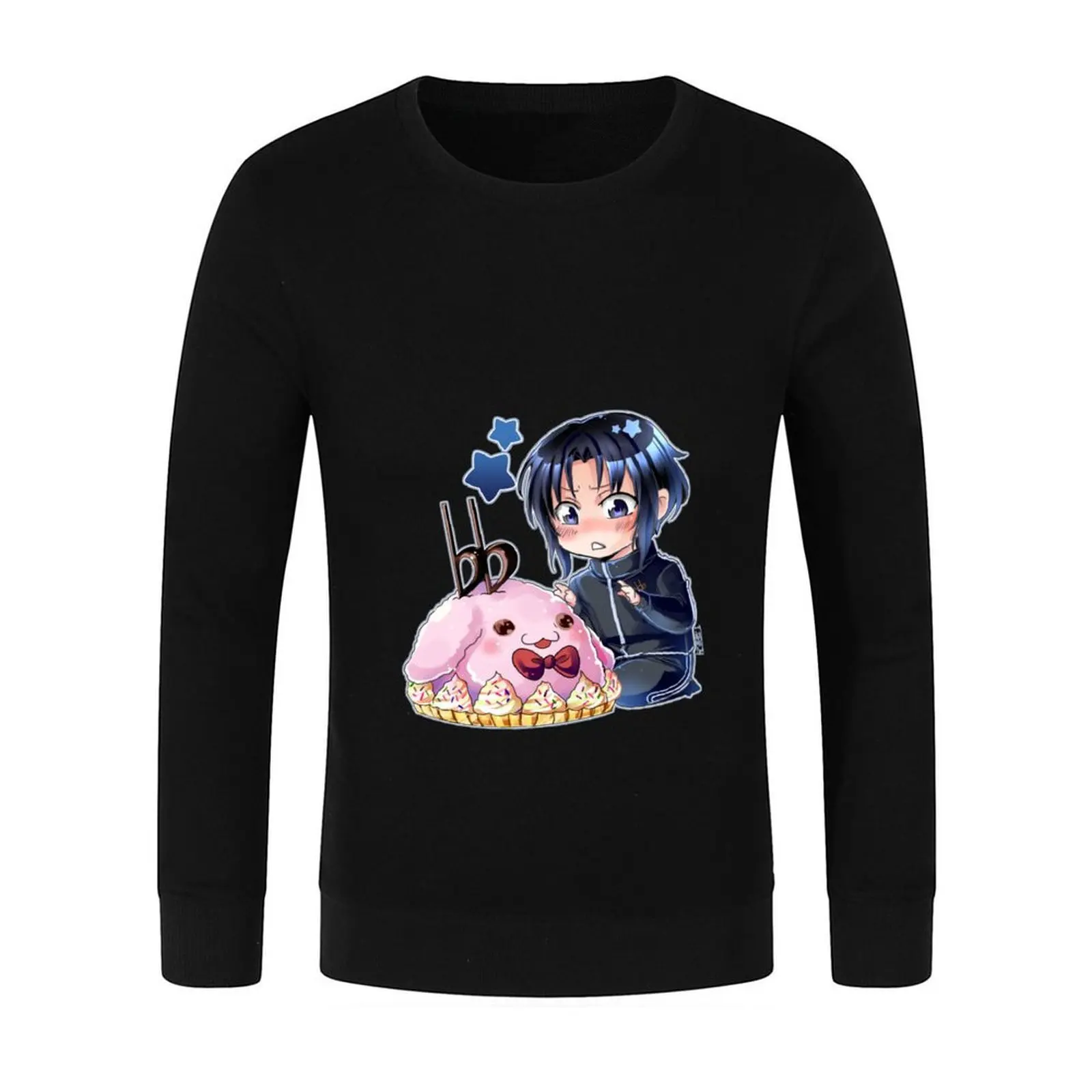 Фото Kinako cake Iori пуловер осенняя куртка мужская мужская пальто мужская одежда осенние новинки эстетические толстовки №2