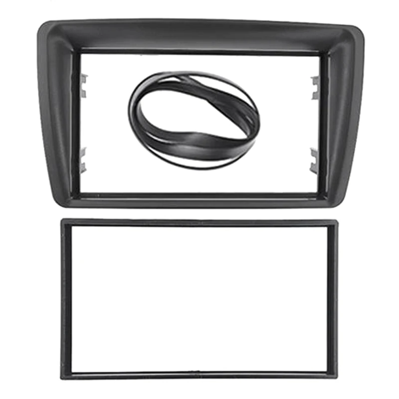 Двойная Din облицовка для FIAT Panda 2003-2012, радио, CD, DVD, стереопанель, крепление для приборной панели, комплекты отделки, рамка, панель
