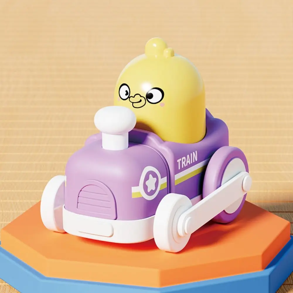 Фото Force Animal Train Power Toy Мультфильм Выброс Пресс Инерция Откатная игрушка Устойчивая к падению Ударопрочная головоломка Игрушечный автомобиль Подарок для мальчиков №3