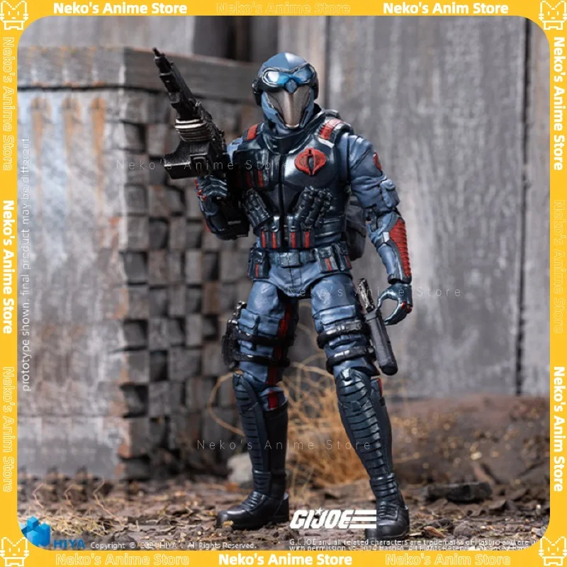 Фото В наличии 1/18 HIYA 4-дюймовая фигурка изысканная мини-серия G.I.Joe Cobra Viper аниме коллекция модель игрушки подарки для мальчиков №2