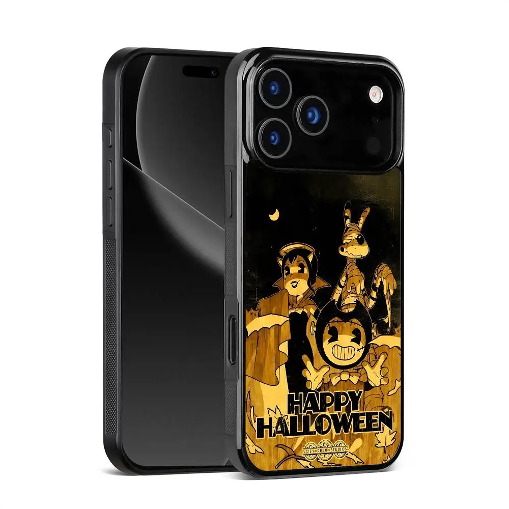 Чехол для телефона Game B-Bendy And The Ink Machine для iPhone 17, 16, 15, 14, 13, 12, 11 Pro Xs Max Mini Plus Celulares Hard Funda (art.: 3920d21c77e63) - 3920d21c77e63
