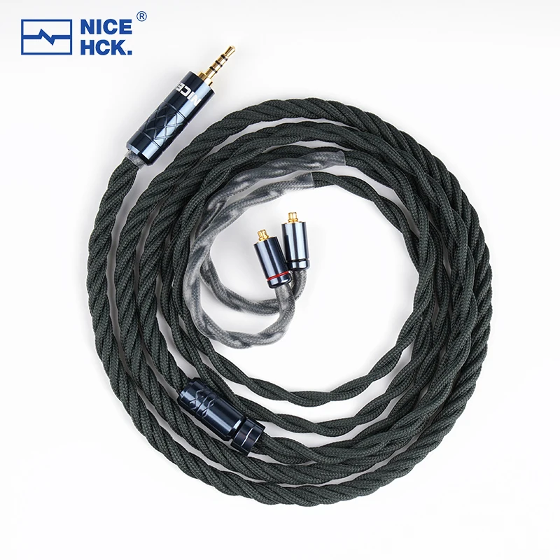 Посеребренный медный Hi-Fi кабель для наушников NiceHCK MeetAlice 6N с высокой проводимостью 3,5/2,5/4,4 мм MMCX/2Pin для OH10s Hola Summer