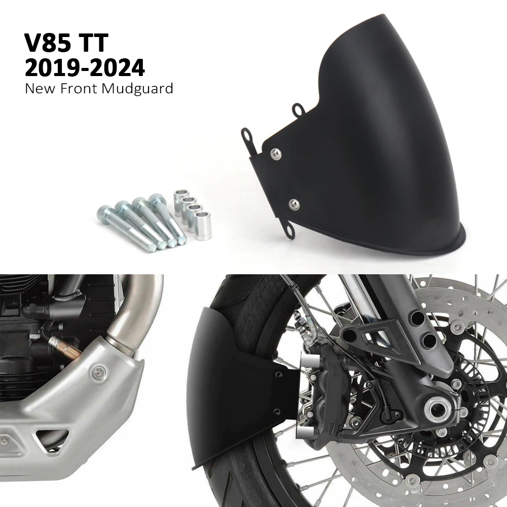 Новое переднее крыло мотоцикла, комплект пластиковых брызговиков для Moto Guzzi V85TT V85 TT v85tt V 85 TT 2019 2020 2021 2022 2023 2024