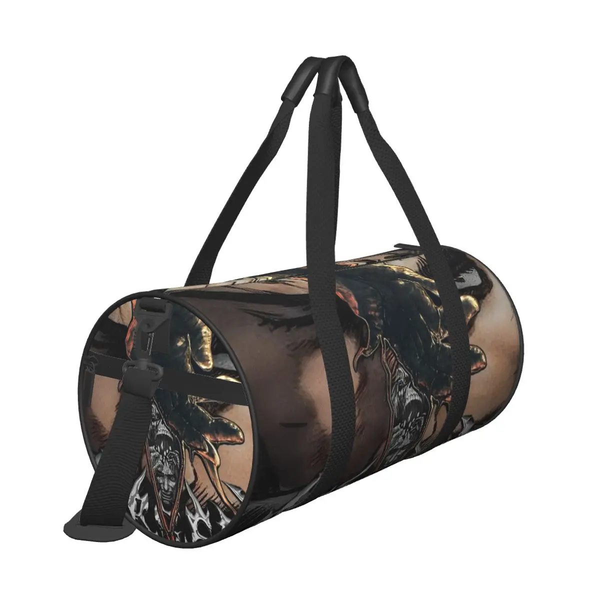 Фото Японская аниме Bereserk Gym Bag Mange, портативные спортивные сумки, большая дорожная сумка на заказ, винтажная сумка для фитнеса для пары №2