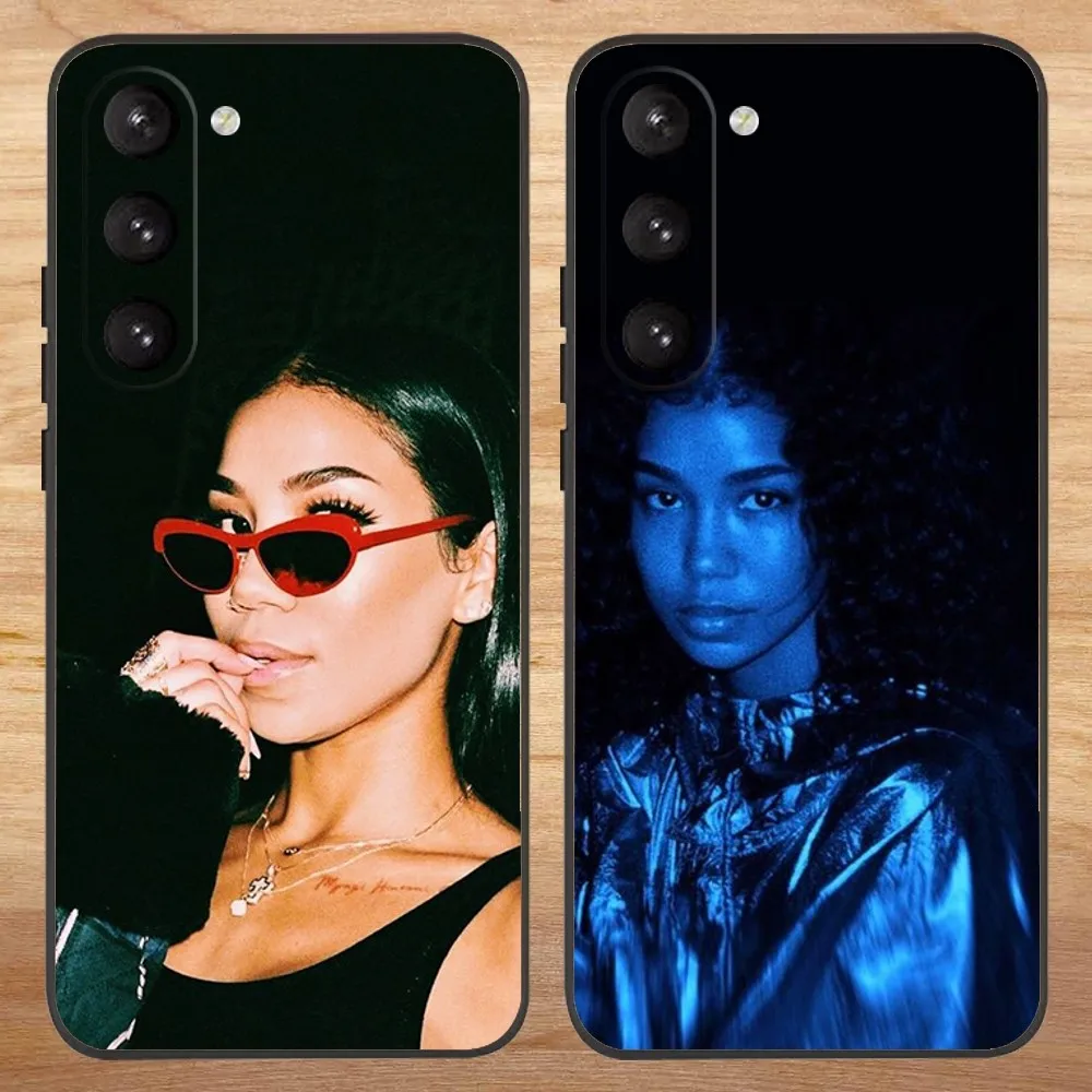 Jhene Aiko Singer чехол для телефона Samsung S23,23,22,30,21,10,9,Note20 Ultra,Lite,Ultra,5G,Plus,FE, черный мягкий чехол