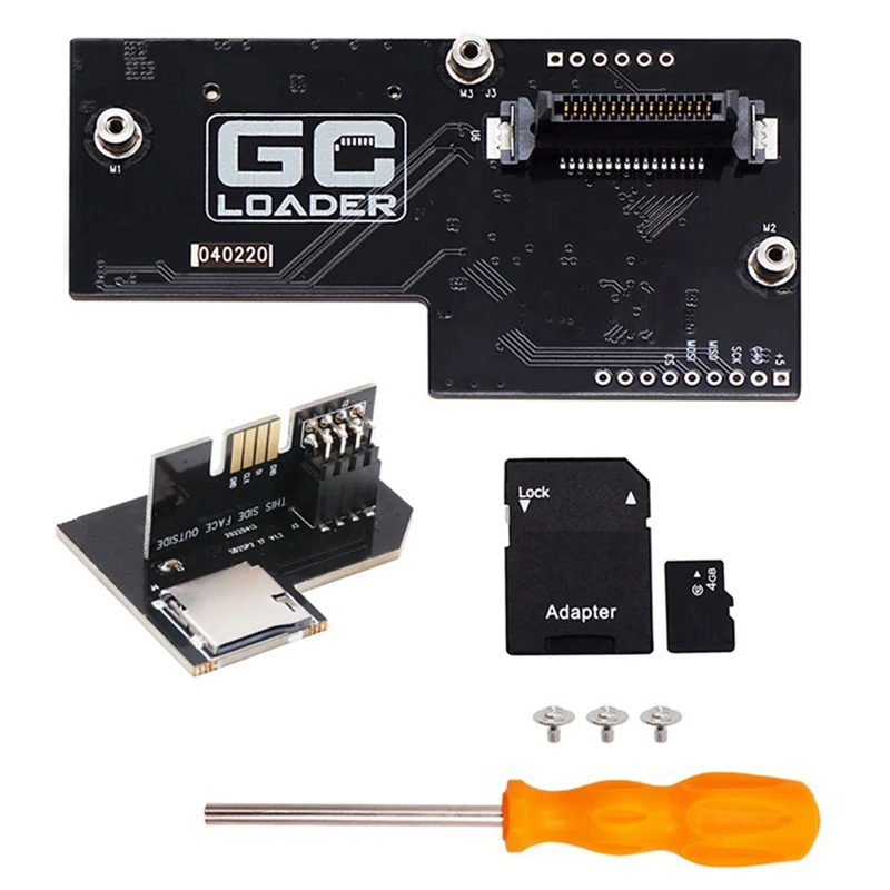 1 компл. GC Loader Lite (версия клона) с адаптером SD2SP2 PRO, TF кардридер для консоли Nintendo Gamecube (DOL-001/DOL-101)