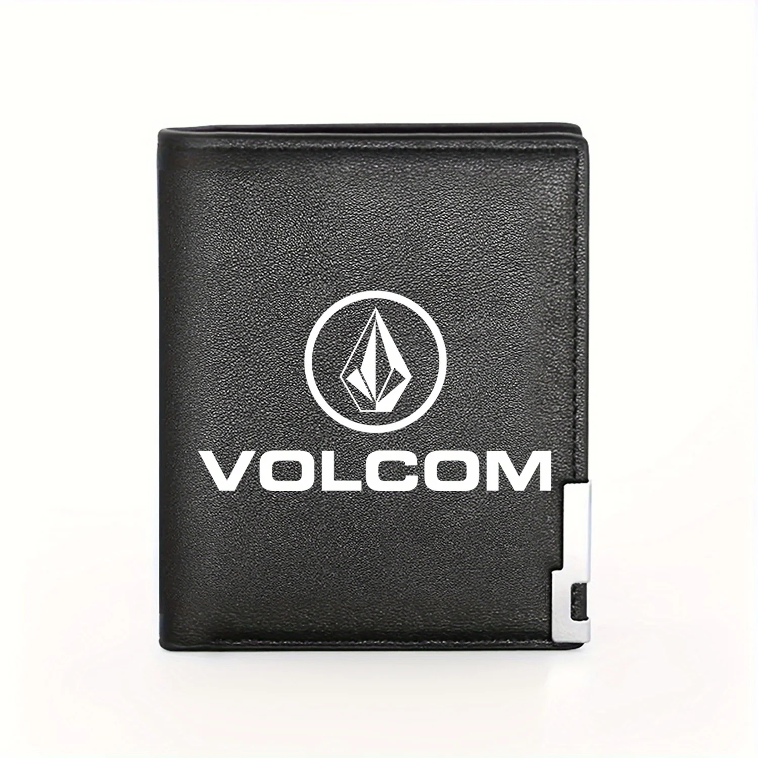 Логотип бренда Volcom Стильный дизайн Графический принт Деловой мужской повседневный элегантный простой практичный качественный кошелек Стильный принт Gra