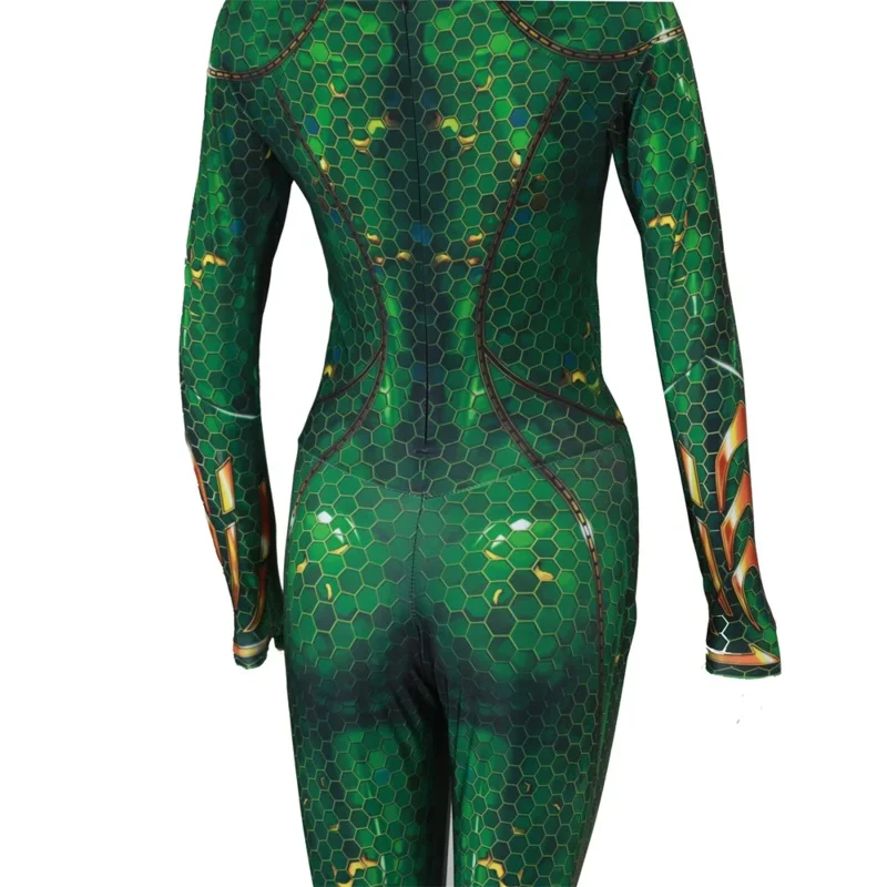 Новый женский фильм Aquaman Mera Queen карнавальный костюм зентай боди комбинезон (art.: 3920c8d0b5030) - 3920c8d0b5030