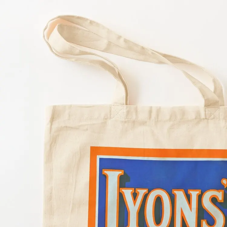 Фото Винтажная сумка-тоут с эмалью для чая Lyons, сумка-тоут, холщовые сумки-тоут, сумки для конфет, персонализированная сумка-тоут, роскошная женская сумка №3