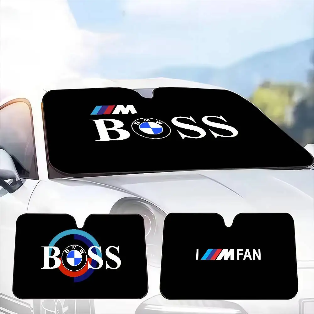 Роскошный автомобильный солнцезащитный козырек B-Bmw-Boss, лобовое стекло, защита от ультрафиолета, передний козырек, солнцезащитный козырек, защитный чехол