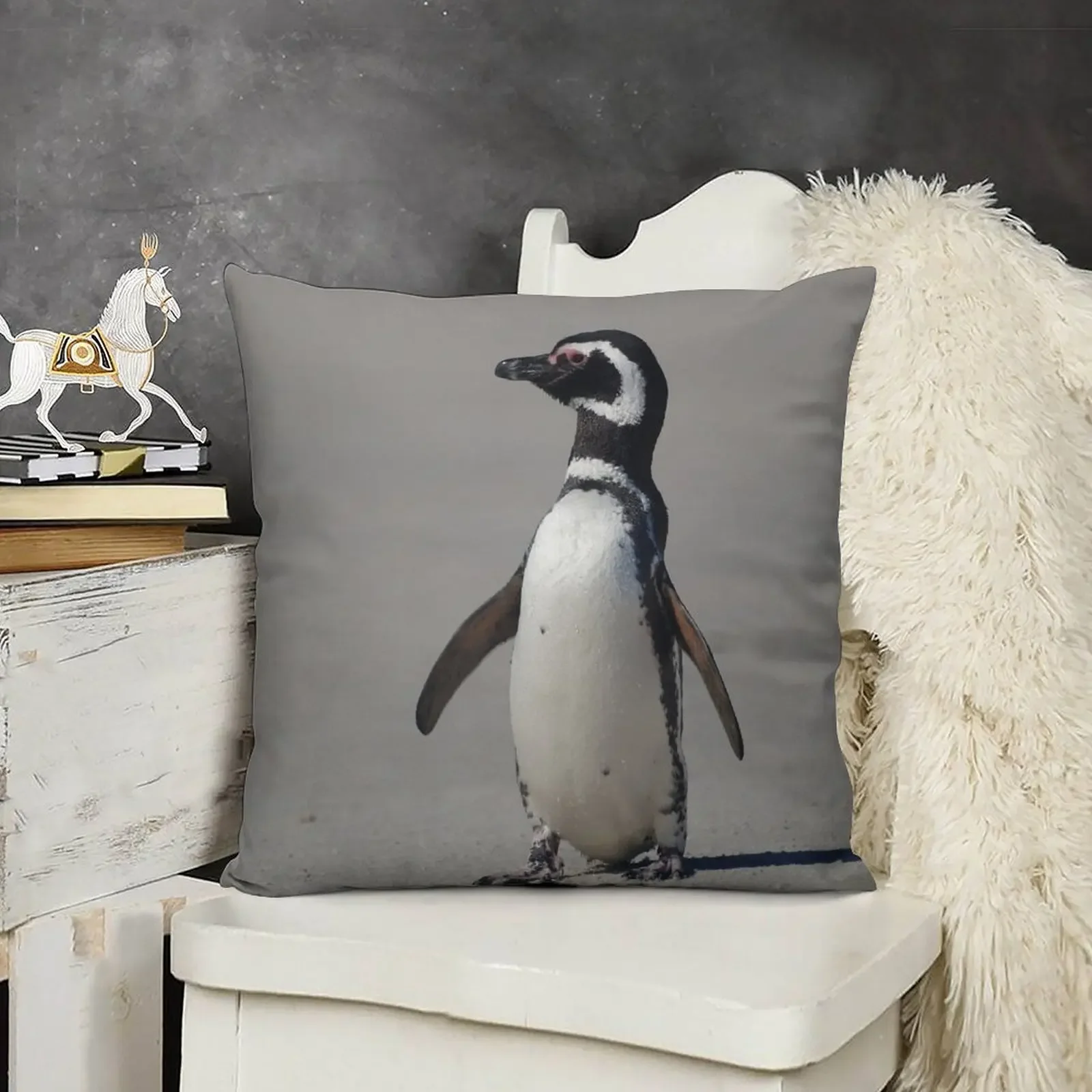 Чехол для подушки Magellanic Penguin, Falkland Islands, чехлы для декоративных диванов, диванных подушек, новогодняя подушка