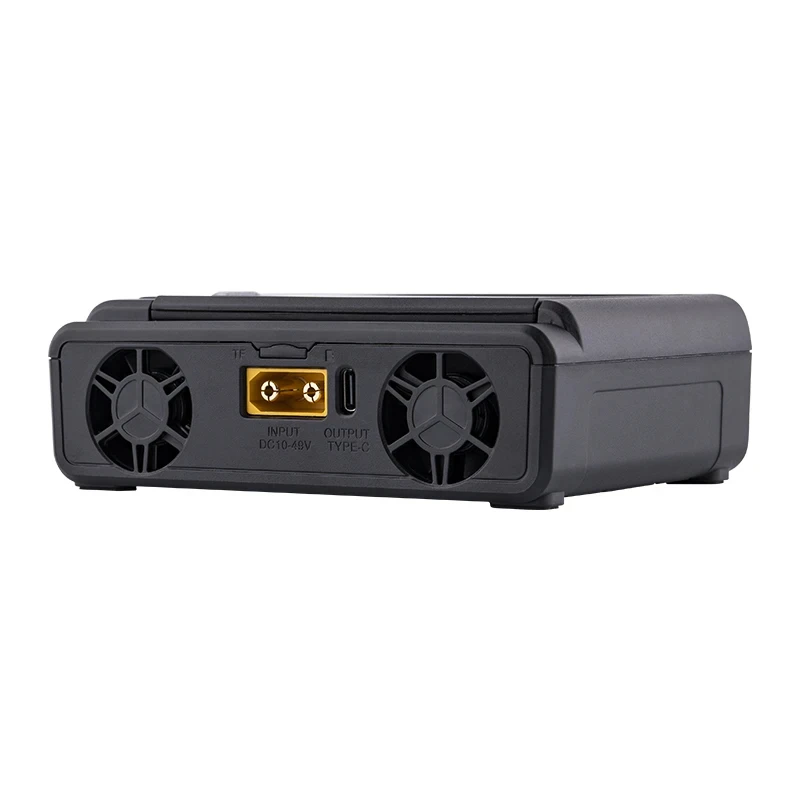 Фото ToolkitRC M8D 1600W 50A Двухканальное зарядное устройство с 3,5 - дюймовым перевернутым экраном 65W быстрое зарядное устройство для аккумуляторов Lipo LiFe 1 - 8S RC №5