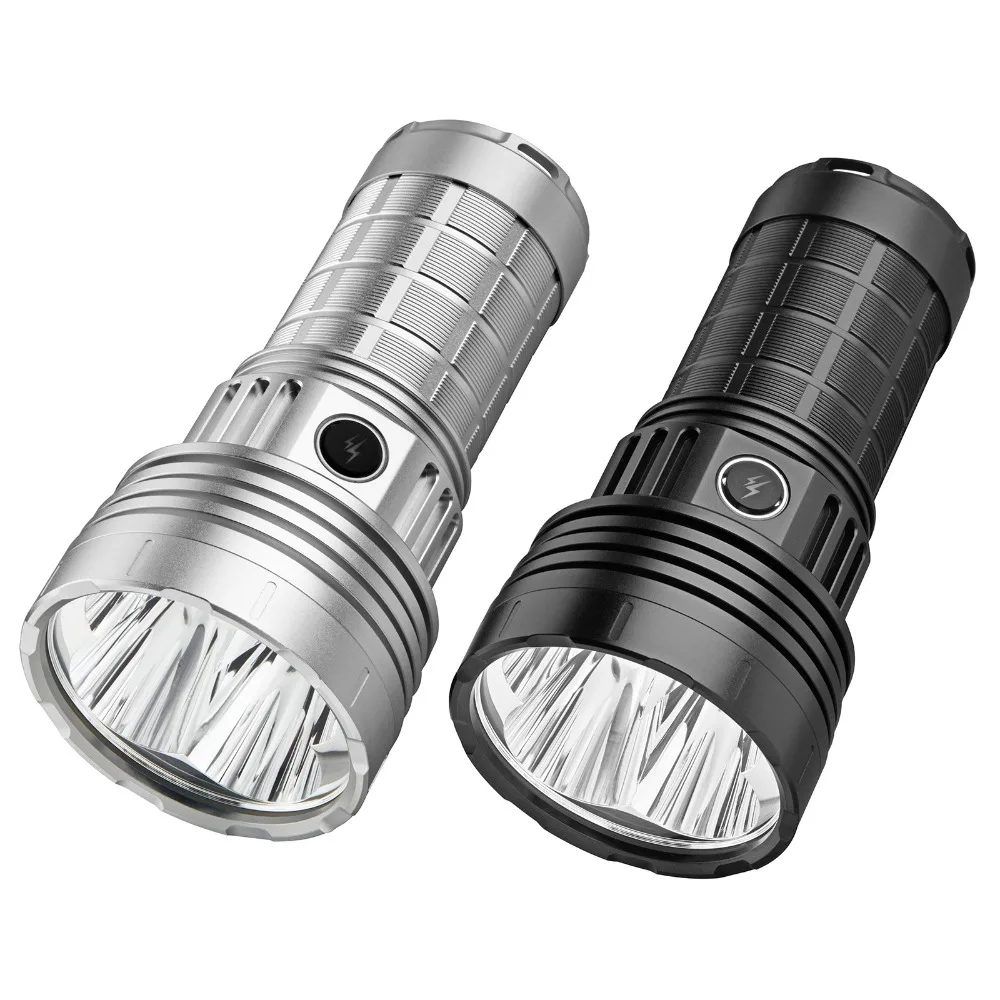 Фото HAIKELITE HG50 4 * G50 светодиодный мощный фонарик 21700 Type-C перезаряжаемый мощный портативный светодиодный фонарик для походов на открытом воздухе Campe Hunt №5
