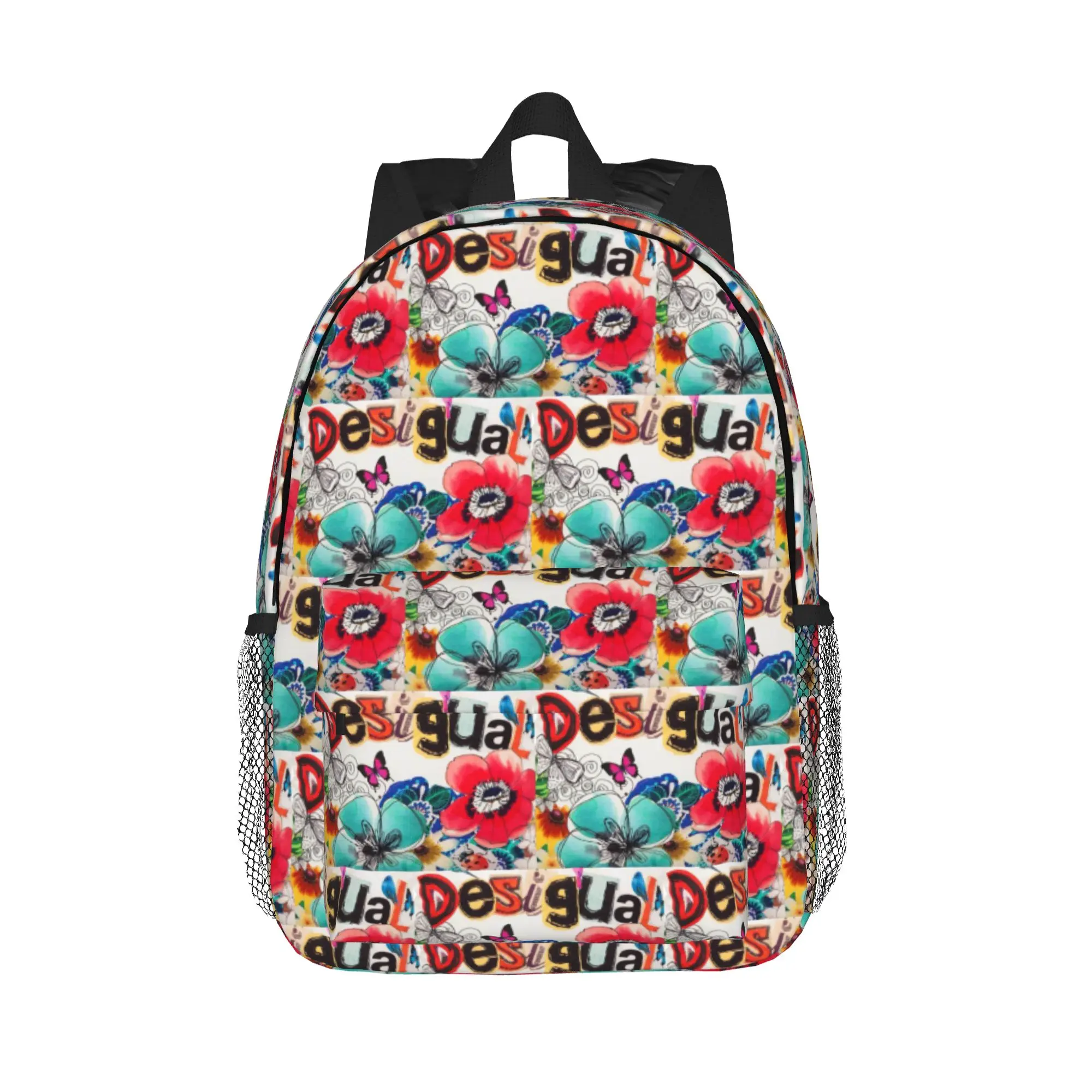 Рюкзак Desigual на заказ, хит продаж, вместительный, для мальчиков и девочек, школьный ранец, сумка через плечо для мужчин и женщин