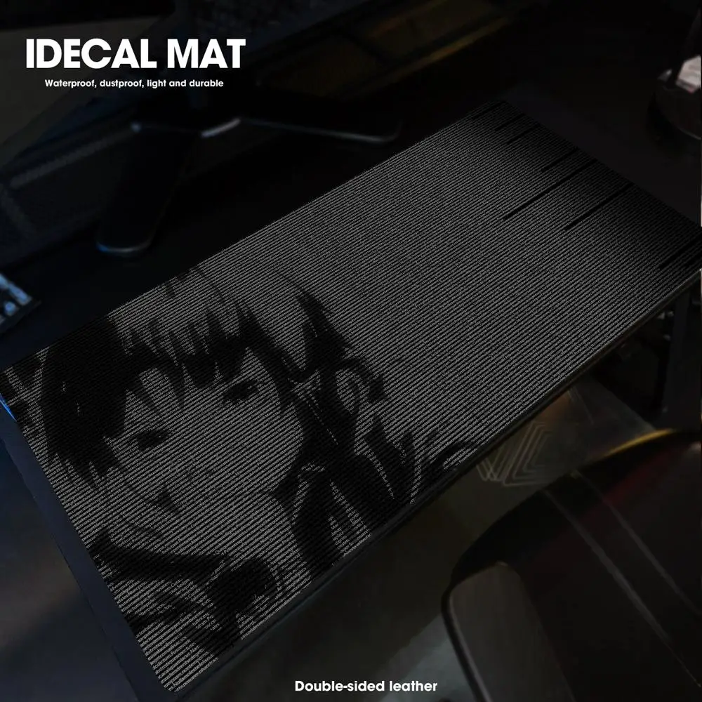 Коврик для мыши Serial Experiments Lain, коврик для клавиатуры, большие игровые аксессуары, коврик для стола с замком по краям, HD игровой нескользящий резиновый коврик