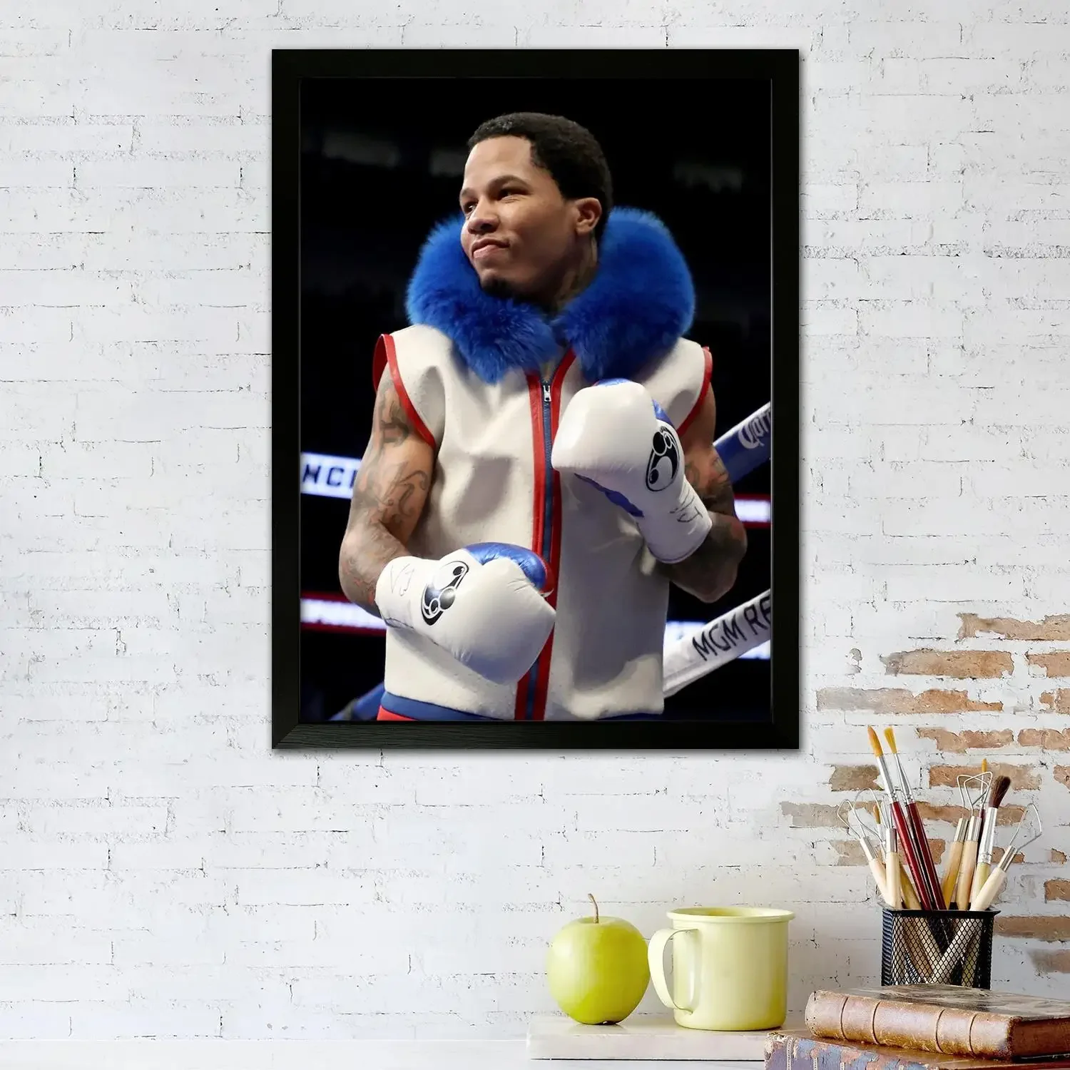 Фото Постер gervonta davis, настенный художественный постер на холсте для современной семьи, гостиной, домашний декор №2