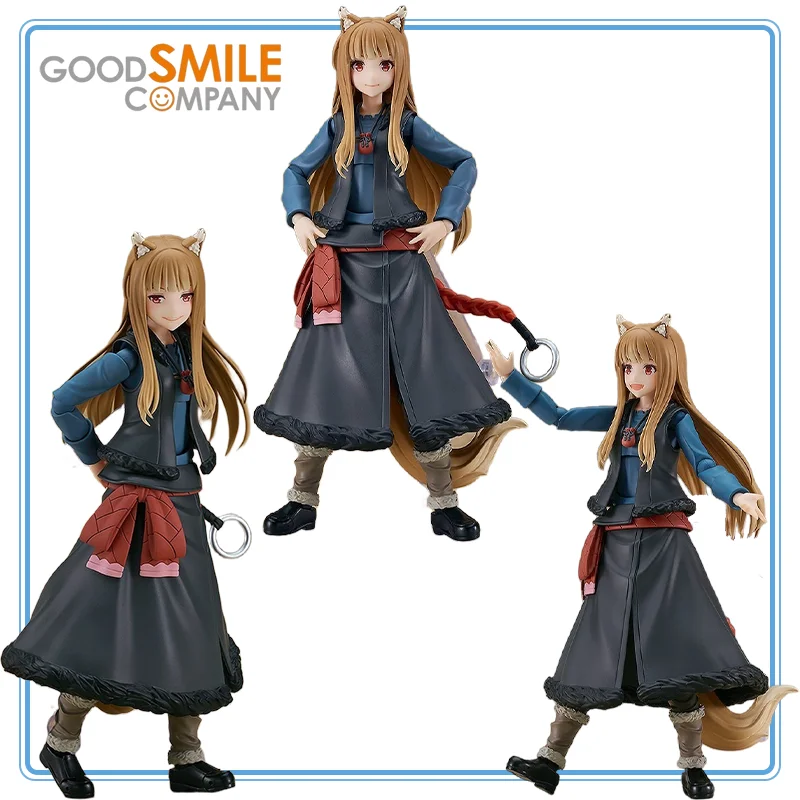 【100% подлинный】GOOD SMILE COMPANY Original Ookami To Koushinryou: Merchant Meets The Wise Wolf Holo Figma ( # 647) Подарки Игрушки