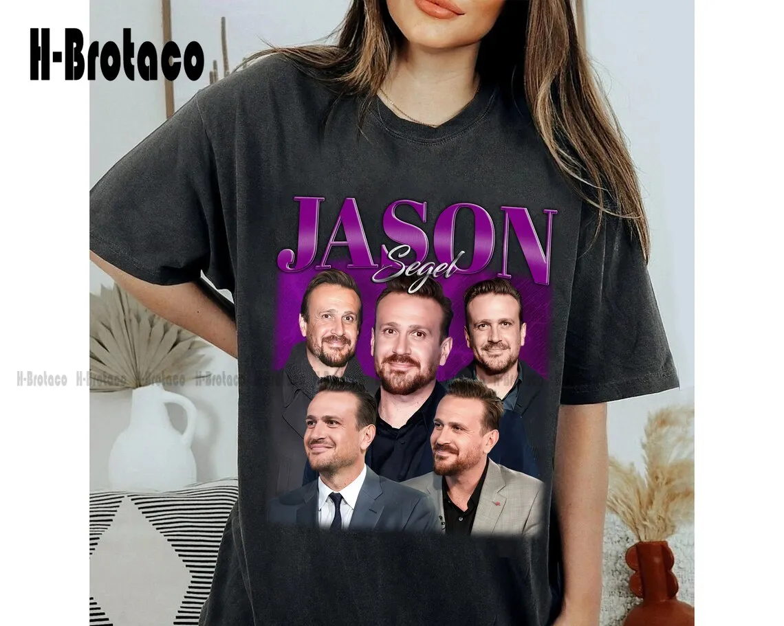 Jason Segel футболка, Jason Segel Vintage, Jason Segel Merch унисекс, Ретро рубашка, Винтажная футболка, Ультрамодная рубашка, парные рубашки