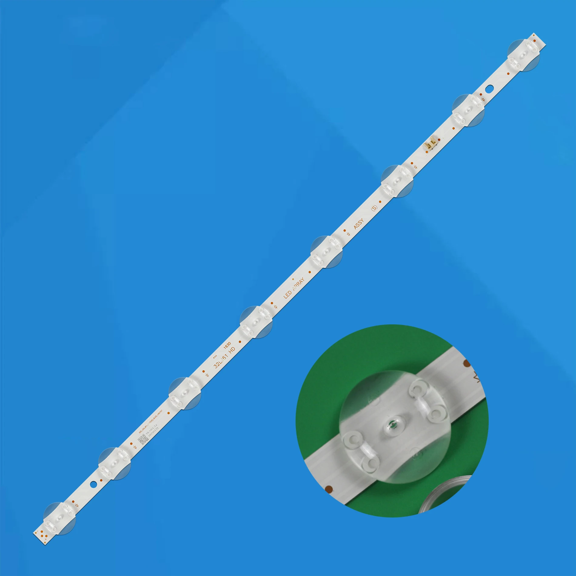 Светодиодная лента для подсветки для 32LK510BPLD 32LK510PLD 32LJ510B 32LJ510B-ZA 32LK610BPLB 32LK615BPSB 19Y 32LM63, 8 светодиодных лампочек