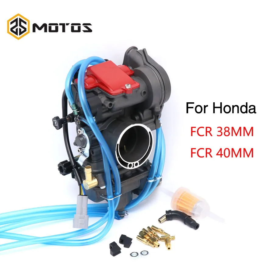 Карбюратор ZS MOTOS FCR38 FCR40 для Honda CRF150R CRF250 CRF450 XR250 для карбюратора Keihin FCR 250-650cc Pitbike Motocross