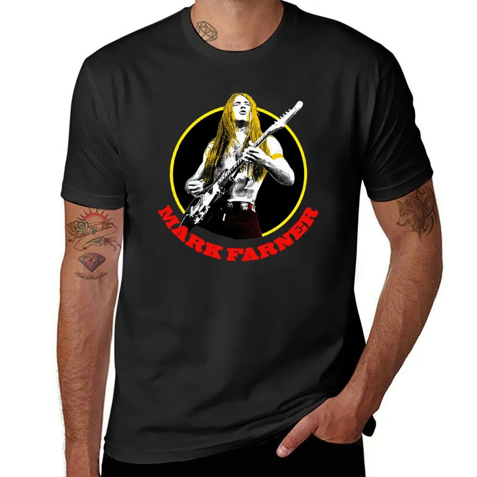 aheupote art Mark Farner Grand Funk T-Shirt anime t shirts summer top vintage summer clothes funny t shirts for men