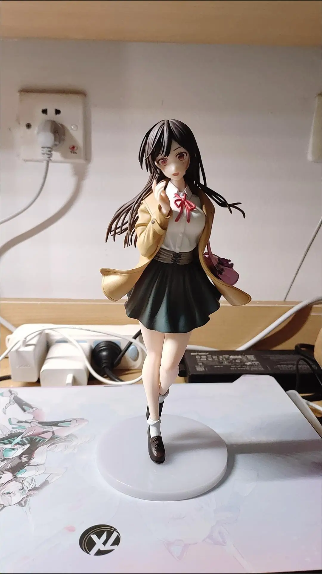 Фото Фигурка Bandai Kanojo Okarishimas, 23 см, аниме-фигурка мизухара чизуру, ПВХ экшн-фигурка, коллекционная декоративная модель, игрушки, подарки №2