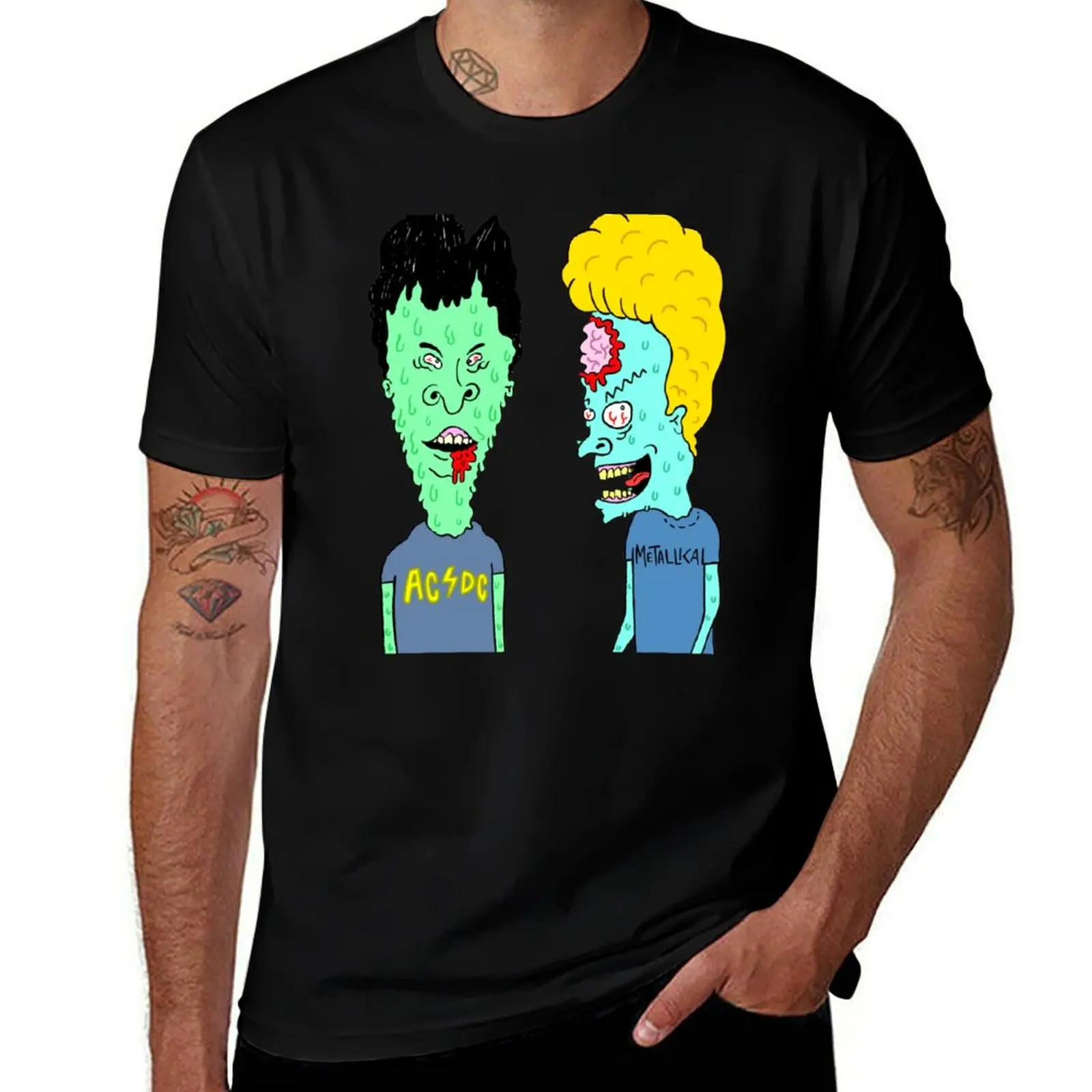Beavis and Butt-Head - футболка MTV, эстетичная одежда, летняя рубашка по индивидуальному заказу, мужская футболка