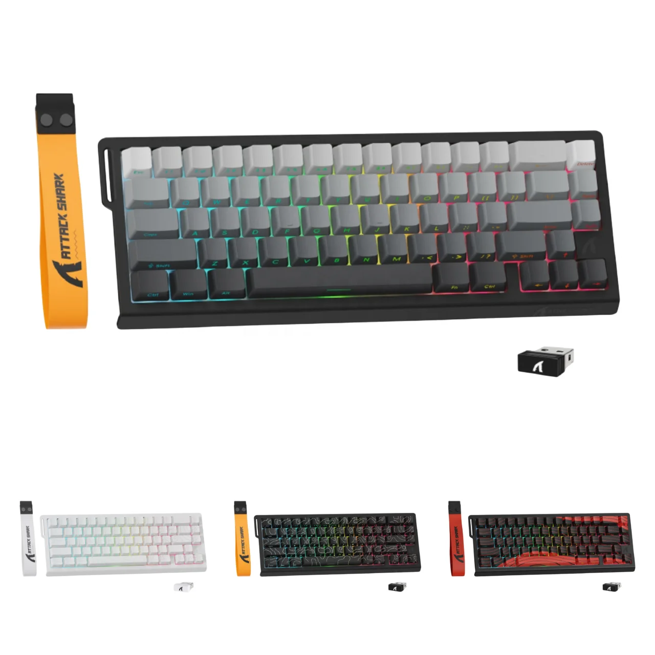 ATTACK SHARK X68 PRO X68PRO HE Клавиатура Магнитный переключатель Aliexpress ATTACKSHARK X68 PRO Игровая клавиатура для ноутбука
