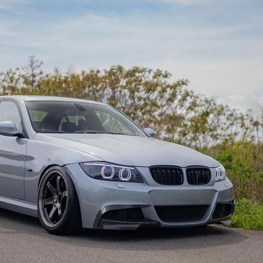 Фото Автомобильный передний бампер, сплиттер, спойлер для BMW 3 серии E90 E91 LCI M Sport 2009-2012, накладка на противотуманные фары, автозапчасти, вторичный рынок №4